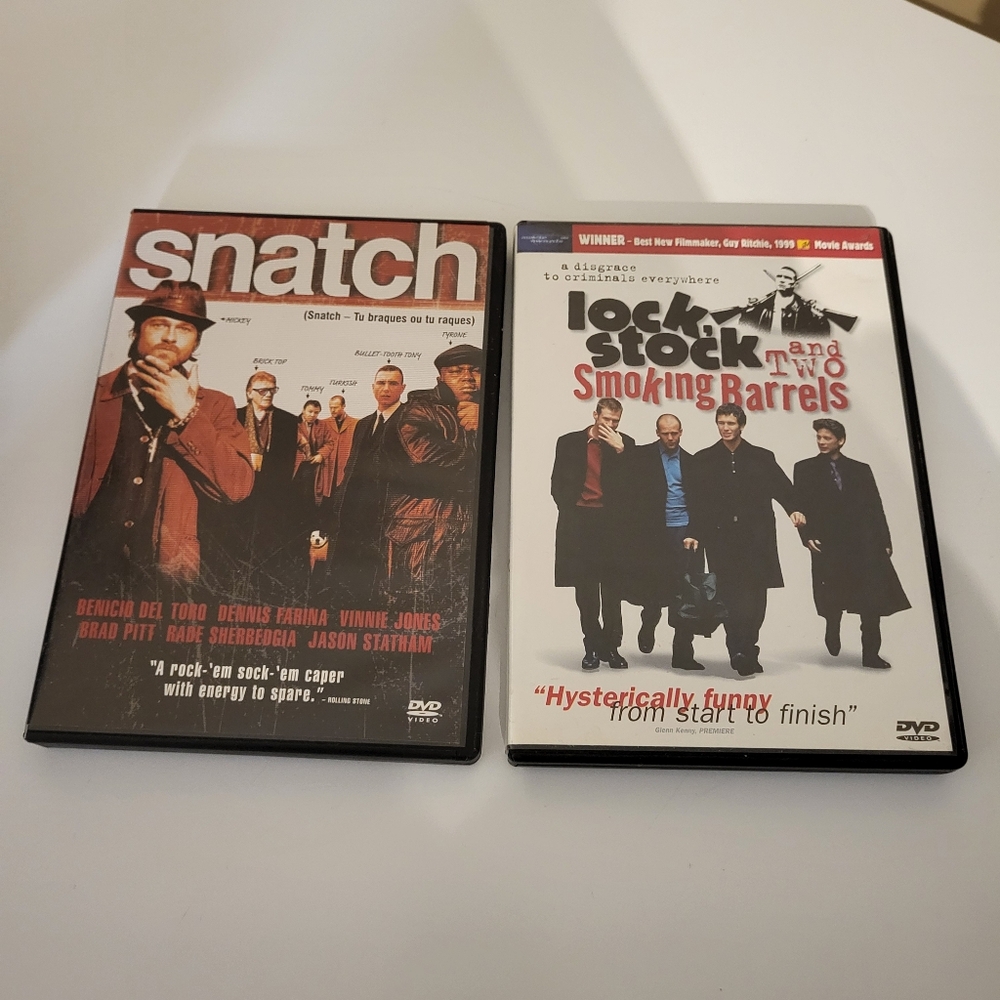 Guy Ritchie DVD Lot Lock Stock and Two Smoking Barrels / Snatch